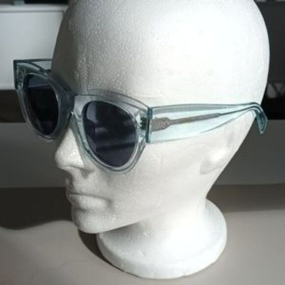 NEW Celine CL40008F 86V Transparent Blue Gradient Unisex Sunglasses - Picture 11 of 12